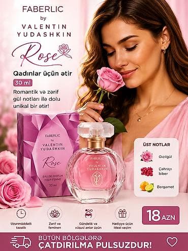 18: Faberlic by Valentin Yudashkin Rose – qadınlar üçün eau de parfum, 30 — 1