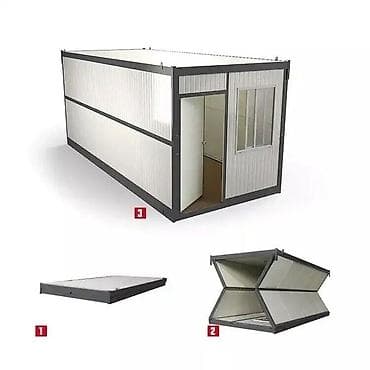Konteynerlər: Konteyner ev – modul tipli daşınan yaşayış/iş məkanı • Material — 9