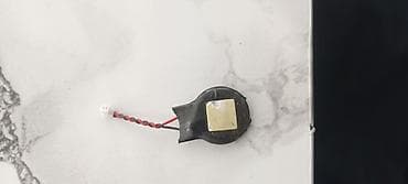 1155 plata: Laptop CMOS batareyası (BIOS saat batareyası) - 2 telli, qırmızı-qara — 1
