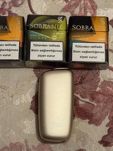 cubuqlar: Ploom tütün çubuqları üçün cihaz və Sobranie Sticks dəsti - Brend — 1