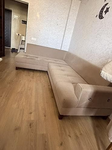 metbext kunc divan: L şəklində künc divan - Rəng: açıq bej (neitral ton, müxtəlif — 4