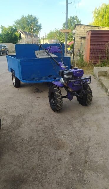 Motoblok əsaslı mini yüklü nəqliyyat vasitəsi və qoşqu - Güclü benzin