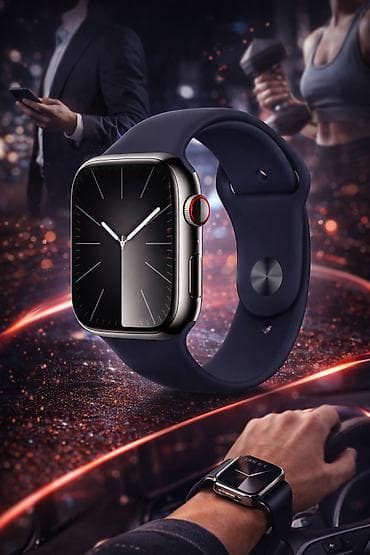 Kateqoriya: Smart saatlar Məhsul: Ipmax Series 9 Black Smart Saat