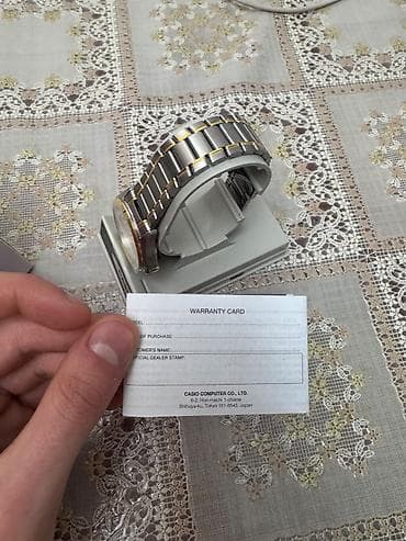 Casio Saati original yeni gutuda — 2