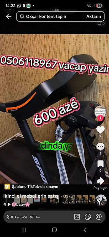 Spinning velosiped – evdə kardio və güc məşqləri üçün. Vacap yazin -