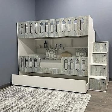 usag ucun: Oğlan və qız üçün, Yeni, Çarpayı, Matras ilə, Siyirməli, Laminat — 1