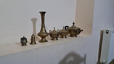 mis caydan: Şərq üslubunda bəzək üçün mis-pirinç dəst - Tərkib: 6 ədəd dekorativ — 1