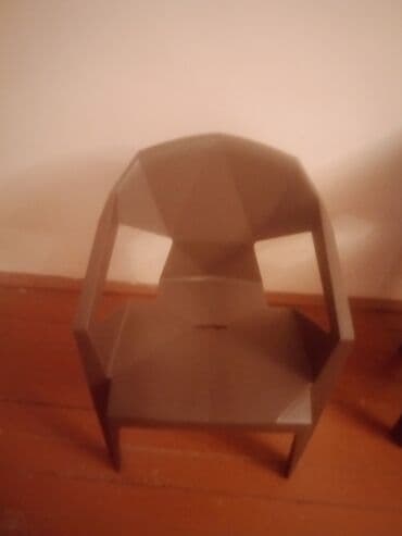 tek kreslo: Plastik kreslo - Rəng: tünd boz - Material: möhkəm plastik - Dizayn — 2