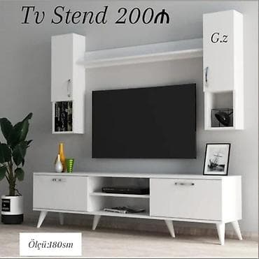 ag laminat: Yeni, Düz TV altlığı, Polkalı, Laminat — 1