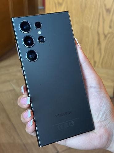 Samsung Galaxy S24 Ultra, 256 GB, rəng - Qara, Barmaq izi, Simsiz şarj