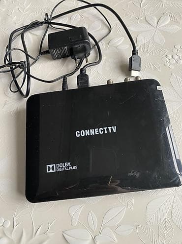 Smart TV bokslar: ConnectTV rəqəmsal TV qutusu Xüsusiyyətlər: - Dolby Digital Plus — 1