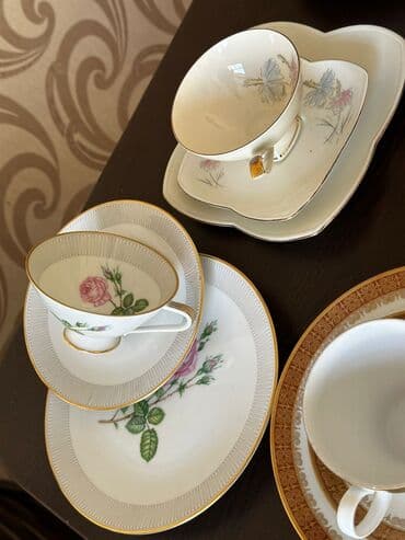 qab qawiq: Çay dəsti, Farfor, 1 nəfərlik — 2