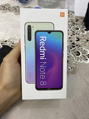redmi note 10s: Redmi Note 8, 64 GB, rəng - Mavi, İki sim kartlı — 6
