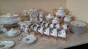 Nahar dəsti, Keramika, 12 nəfərlik, Yaponiya