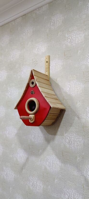 Quş yuvası.əl işleridi.her razmerde hər rengde.кормушка 20ман lalafo.az -da Quş yuvası.əl işleridi.her razmerde hər rengde.кормушка 20ман