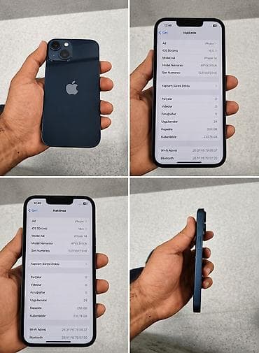 apple iphone 1: IPhone 14, 256 GB, Mavi, Face ID — 3