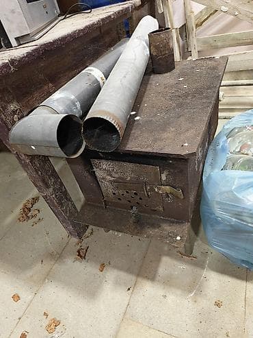 qapi ustu: Metalkorpuslu odun sobası - Material: qalın poladdan hazırlanmış — 1