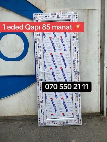 Ütüləmə lövhələri: Hamam üçün Yeni Plastik qapı 80x200 sm Üzlük ilə, Ödənişli quraşdırma, Ünvandan götürmə, Ödənişli çatdırılma — 1