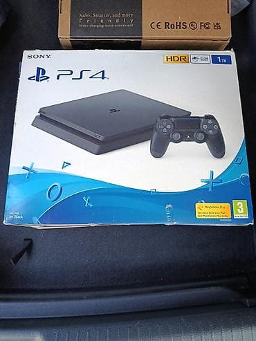ps4 plus: Məhsul: Sony PlayStation 4 Slim konsolu + 2 ədəd DualShock 4 simsiz — 7
