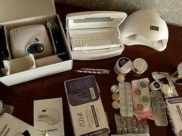 Manikür və dırnaq dizaynı üçün tam professional set Komplektin — 2