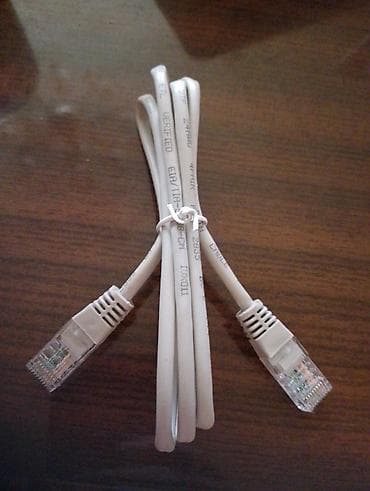Модемы и сетевое оборудование: UTP Ethernet kabeli – RJ45-RJ45 - Tip: UTP şəbəkə kabeli, düz (patch — 1