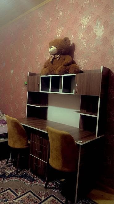 stol dəsdi: Açılmayan, Dördbucaq masa, 2 stul — 1