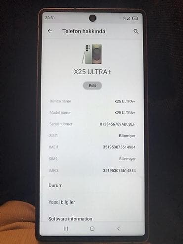 honor pad x8b: ADI (X25ULTRA+) YADAŞI128Dİ. QIZIL RƏNGİDİ 11GÜNÜ TELFONDU — 8