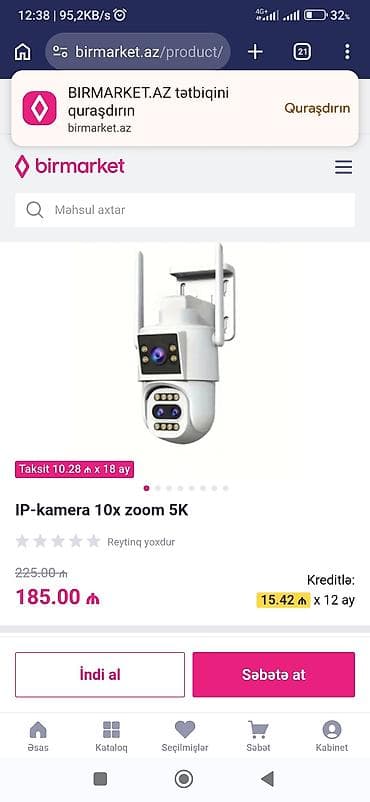 Teze Qutuda su kecirmezdi keyfiyyeti idyaldi cekimi 5mpx+5mpx.10x zoom — 2