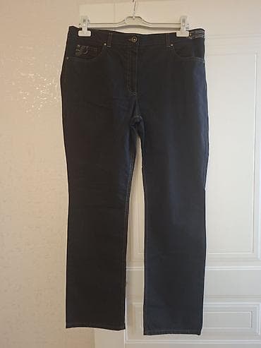 pant: Qara rəngli qadın şalvarı/ci̇ns kəsimli pantolon - Rəng: tünd qara — 1