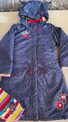 Пальто- пуховик удлинённое, производство Канада на девочку 7-8 лет