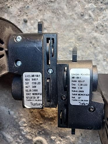 Mağaza relsinə quraşdırılan LED proyektor işıqları - Model: MR 108-1