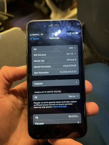 ipad min 5: IPhone 8, 64 GB, Qara, Simsiz şarj — 2