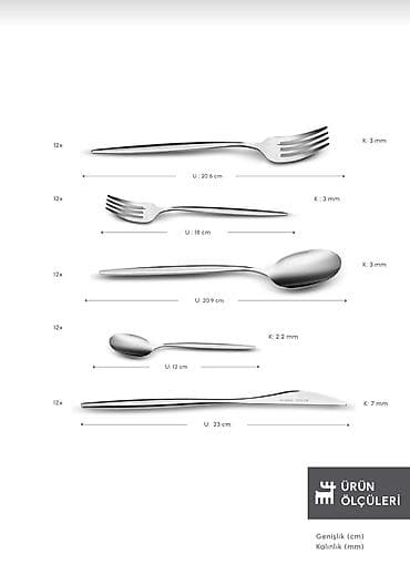 karaca: Nahar dəsti, 12 nəfərlik, Türkiyə — 6