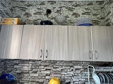 seyfi qapi: Mətbəx divar dolabı dəsti - Rəng və tekstura: açıq ağac — 1