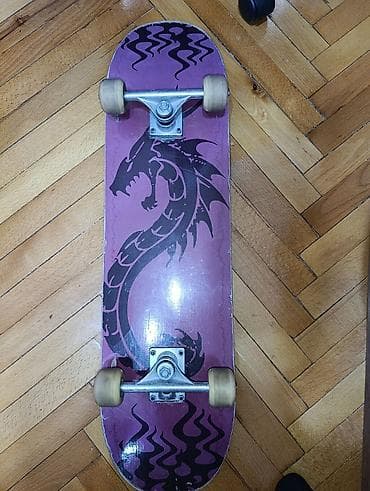 skateboard: Skateboard – tam komplekt - Taxta: klassik konkav formaya malik, üst — 5