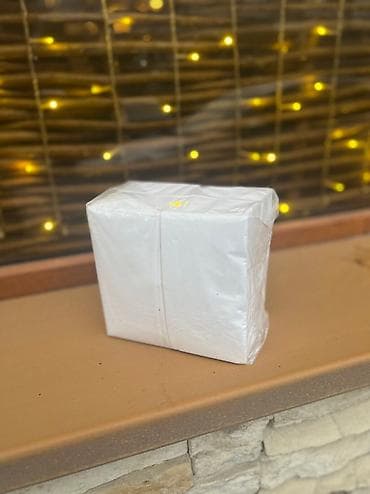 Sifarişlə əl işləri: Qarson qatlama salfetka ölçü 30x30 Qiymeti-1,65azn Loqo istesez onu — 1