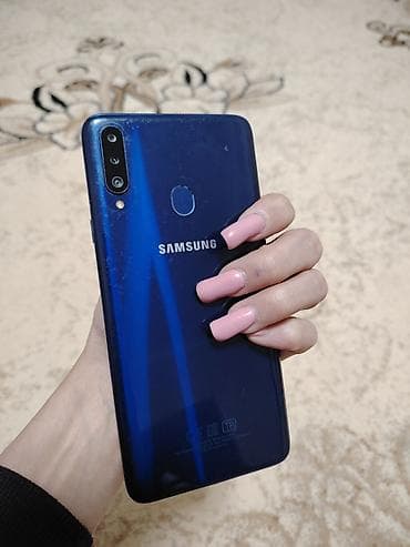 işlənmiş planset: Samsung Galaxy A20s, 32 GB, rəng - Göy, Sensor, Barmaq izi, İki sim kartlı — 5