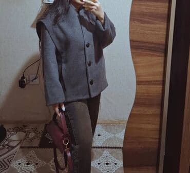 narkotik etir: Palto, M, rəng - Boz — 1