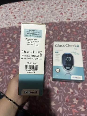 Aktivmed GlucoCheck XL – qan şəkərini ölçmə cihazı (mg/dl) — 2