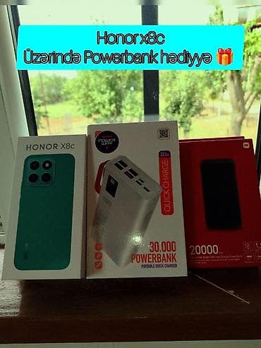📦 Qutusunu ilk dəfə siz açın! 📦 Honor X8c (8 GB RAM, 256 GB yaddaş) 🔥