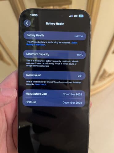 irşad telecom iphone 8: IPhone 16 Pro Max, 256 GB, Qızılı — 10