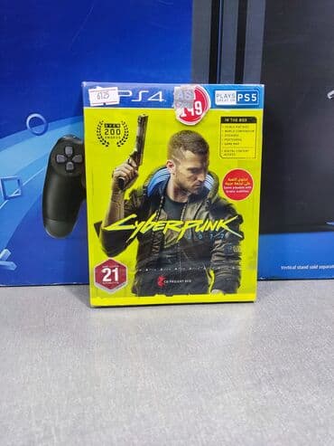 dvd disk oyun: Playstation 4 üçün cyberpunk 2077 oyun diski. Tam yeni, original — 1