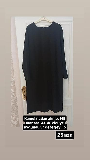 Digər qadın geyimləri: Qadın geyimləri paketi – hər biri 25 AZN 1) Qara midi don - Nergiz — 5