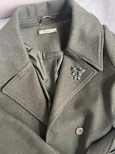 drap palto: Palto, S, rəng - Yaşıl — 4