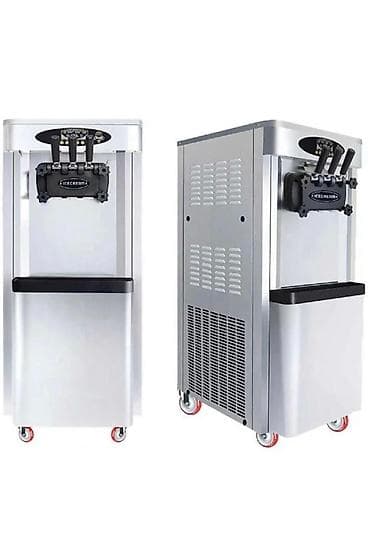 Profesional yumşaq dondurma aparatı - 3 kranlı sistem: 2 ayrı ləzzət