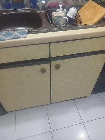 iwlenmiw masa: Mətbəx dolabı dəsti - Klassik dizaynlı alt və üst modullar - İşıq bej — 3