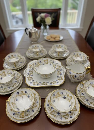 чайный сервиз: Чайный набор, Фарфор, 8 персон — 1