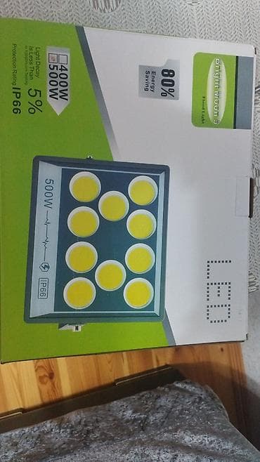 Satılır 500W COB LED projektor. Məhsul tam yenidir, heç işlənməyib və