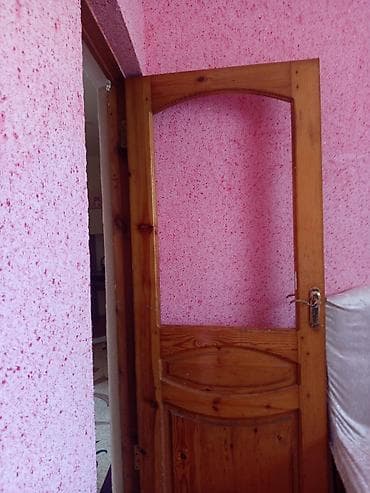 Taxta məişət qapıları – dəst - Material: təbii ağac (şponlanmamış) — 4