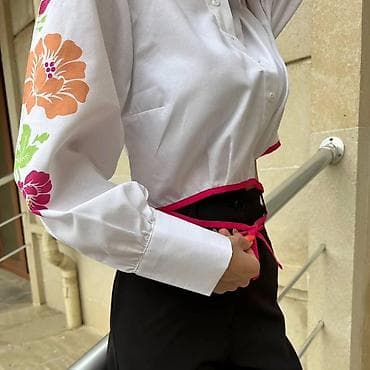 ağ sumka: Möhtəşəm model son trend sarocka 😍 qara və çəhrayı rəngi ilə klassik — 4